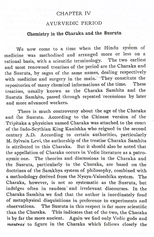 History of Chemistry in Ancient and Medieval India